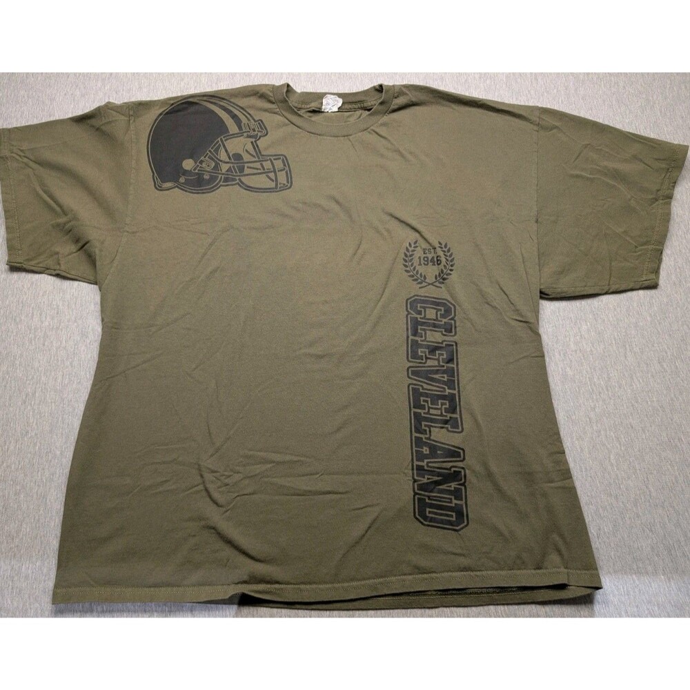 Alstyle Cleveland Browns Team 3XL Short Sleeve Veterans Day T-Shirt NFL Honoring